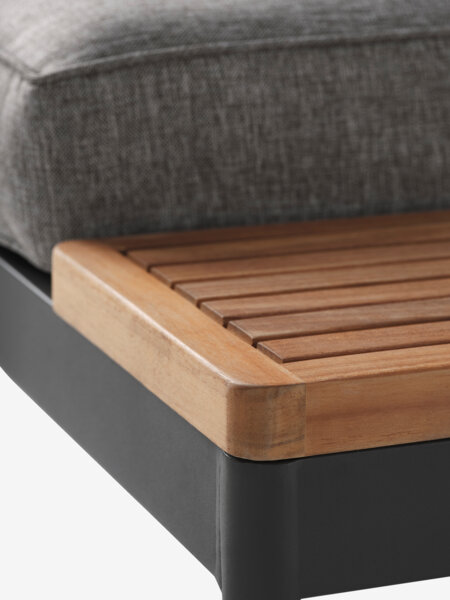 Lounge module DALL 2 pers. teak