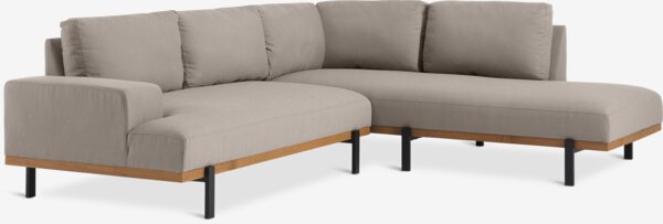 Loungesæt STORLIEN Travertin + ELLEKILDE 5 pers. taupe