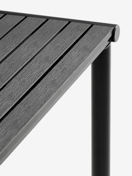 VIERLI D149 stół + 4 INGSTRUP krzesło czarny