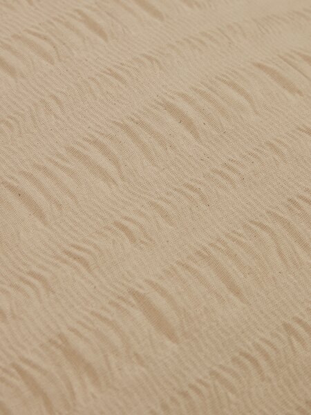 Kreppipussilakanasetti SIGRID 150x210 vaalea khaki