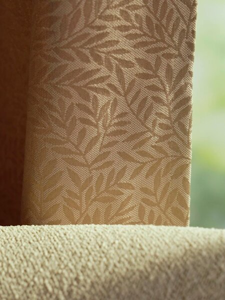 Zasłona KVIFJORDEN 1x140x245 piaskowy