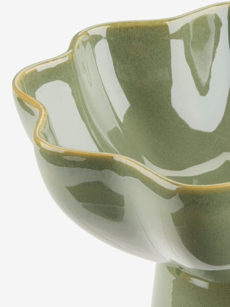 Deko-Schale BJORK Ø23xH15cm apfelgrün