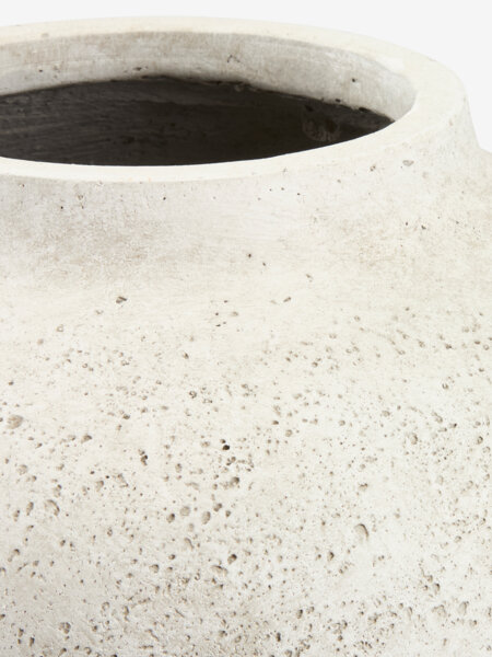 Jarrón ROLAND Ø30xA51cm gris claro