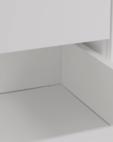 Armario JENSLEV 144x176 3 puertas 3 cajones blanco