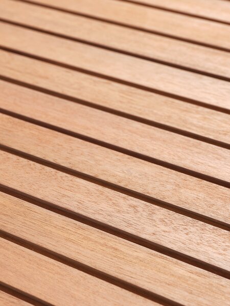 SIRDAL L150 bord hardtre + 4 NANNESTAD stol