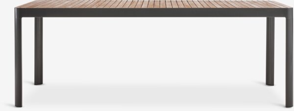 SIRDAL L211 bord hardtre + 4 NANNESTAD stol