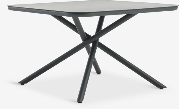 GOTHENBURG L120 bord grå + 4 HAGLEBU stol sort