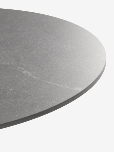 VAMDRUP Ø70 stůl šedá +2 GLOMFJORD židle černá