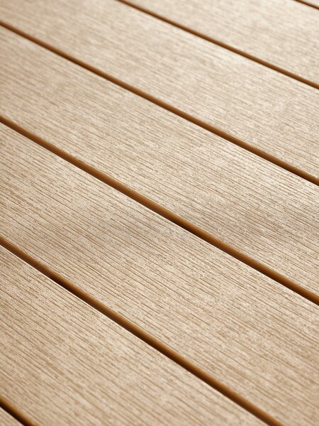 AKTIVEN L118/168 tafel naturel + 4 HAGLEBU stoelen zwart