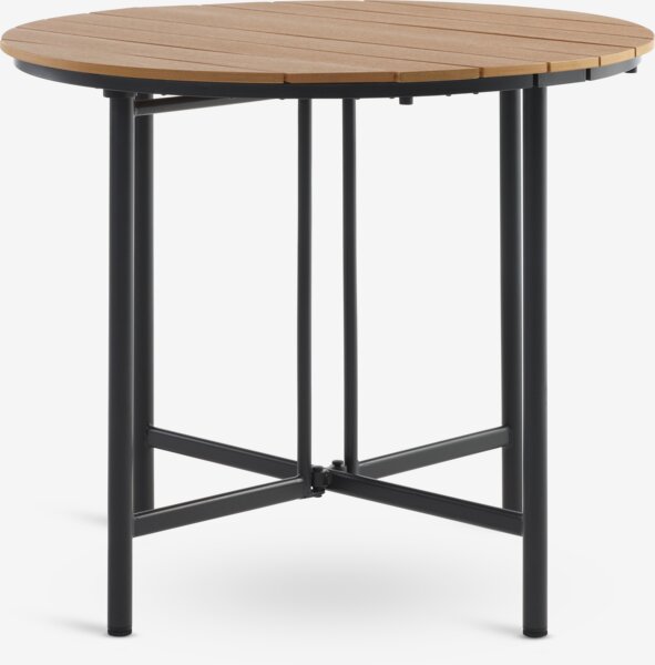 HOVVIG D10/90 stół + 2 TUERNE krzesło naturalny