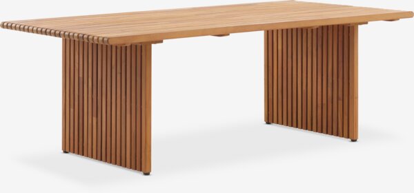 Loungesæt LOFSDALEN natur + HEDEBACKEN 6 pers. beige