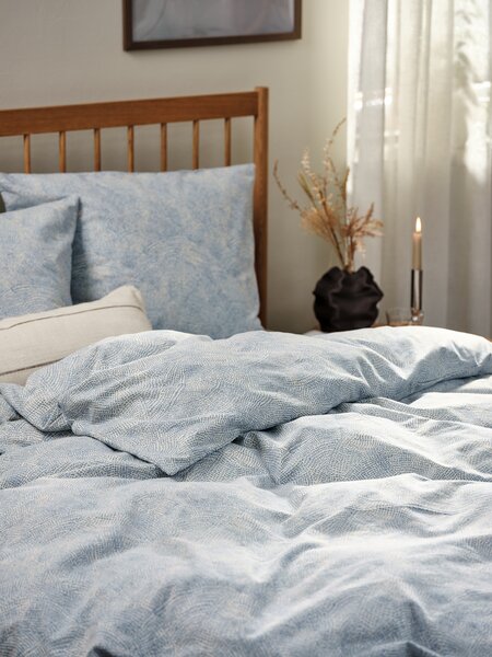 Set flanelske posteljine KLARA 140x200 plava