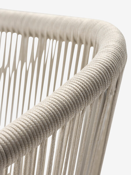 VAMDRUP Ø70 stůl + 2 GILJA židle béžová