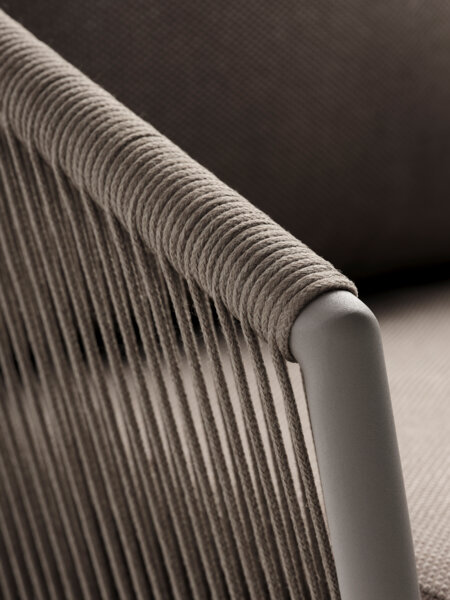 Silla apilable GILJA secado rápido arena oscuro