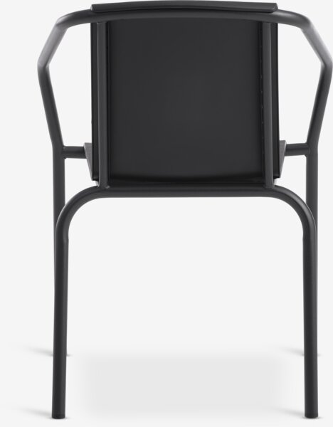 Silla apilable MODUM negro