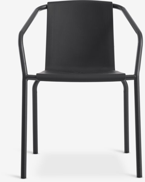 Silla apilable MODUM negro