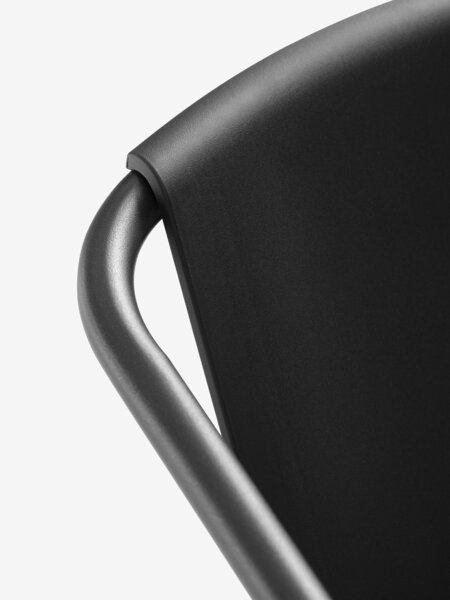 Silla apilable MODUM negro