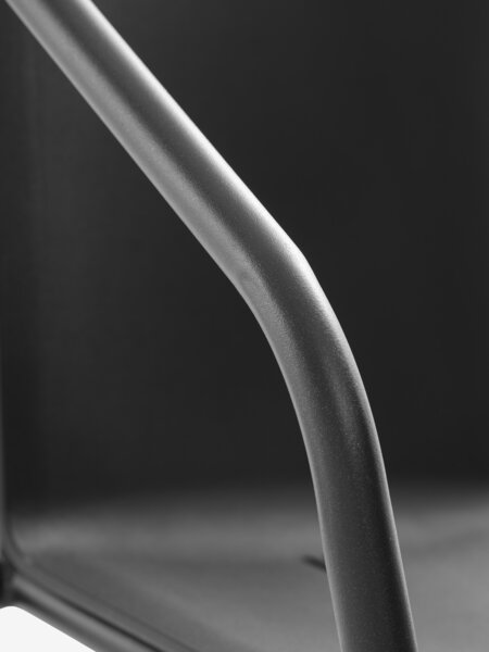 Silla apilable MODUM negro