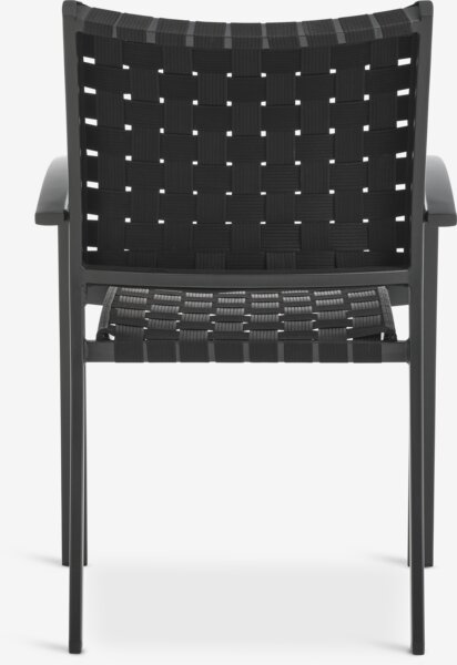 VAMDRUP Ø70 stůl šedá +2 GLOMFJORD židle černá