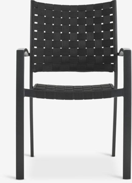 VAMDRUP Ø70 stůl šedá +2 GLOMFJORD židle černá