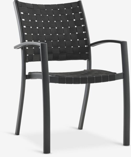 VAMDRUP Ø70 stůl šedá +2 GLOMFJORD židle černá