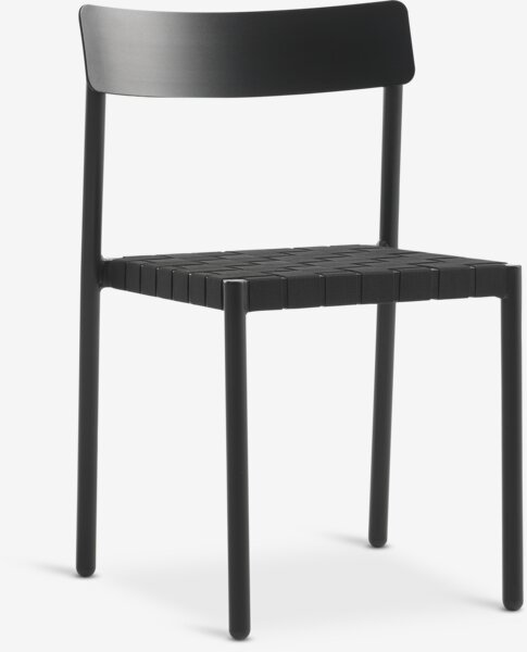 Стіл VRAADAL д.62см хардвуд + 2 Стільці HAGLEBU чорний