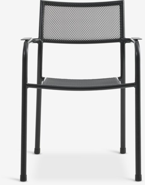 KUMLA Д200 маса сива + 4 HEMSEDAL стола черни