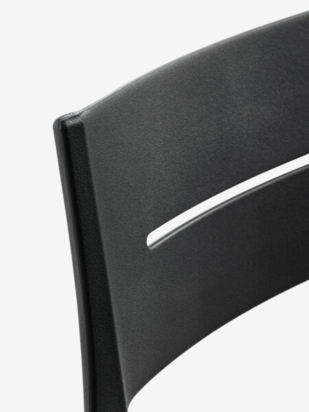 KUMLA Μ150 τραπέζι γκρι + 4 INGSTRUP καρέκλα μαύρο