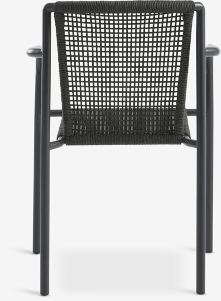 MADERUP D205 stol crna + 4 KRISTIANSTAD stolice zelena