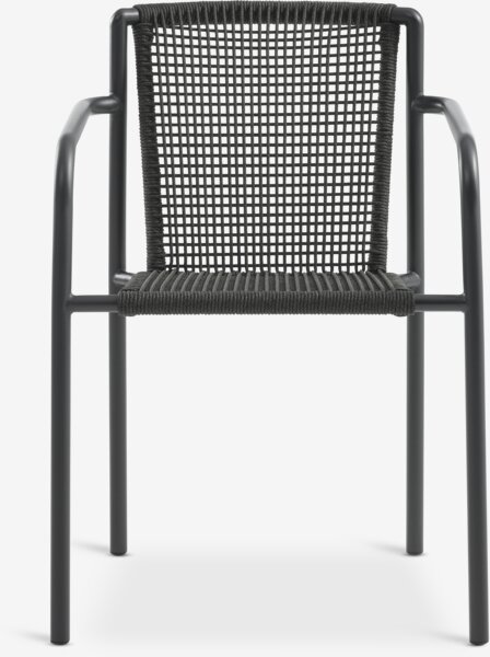 MADERUP D205 stol crna + 4 KRISTIANSTAD stolice zelena