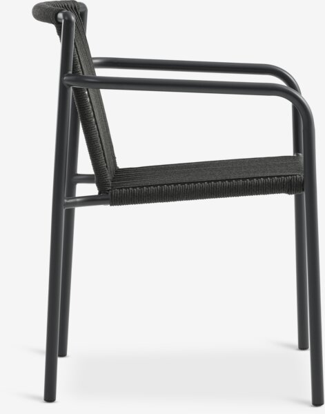 MADERUP D205 stol crna + 4 KRISTIANSTAD stolice zelena