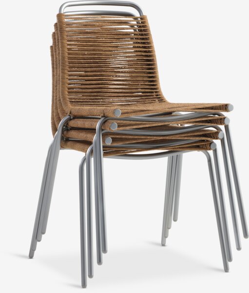 Silla apilable MIDDAGSBERGET natural