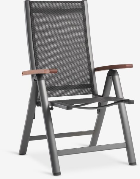 UVDAL D223 miza trdi les + 4 SIRDAL stoli siva