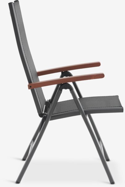 UVDAL D223 miza trdi les + 4 SIRDAL stoli siva