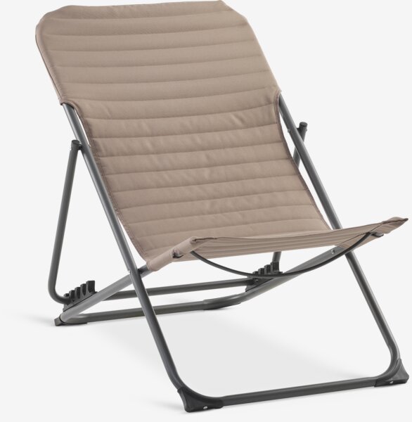 Silla de playa STARENGE marrón