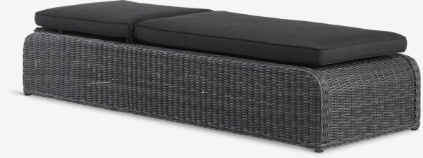 Шезлонг SOLHEISEN Ш74xД204 сив