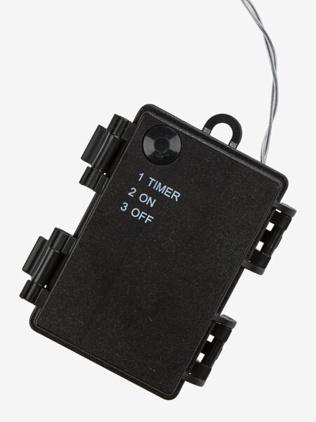 Udendørs lyskæde ISFUGL L365 cm med 10 LED hvid