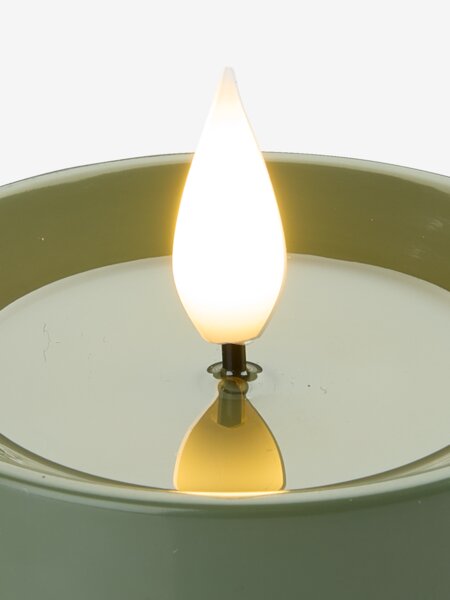 LED fyrfadslys BYSVALE Ø8xH8cm assorteret