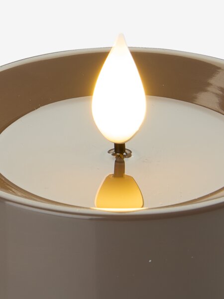 LED fyrfadslys BYSVALE Ø8xH8cm assorteret