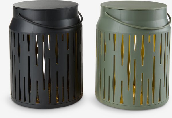 Batterilampe SVAN Ø11xH14 cm assorteret