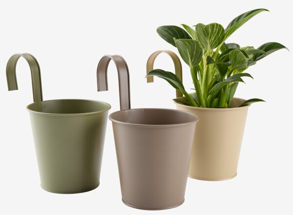 Altanpotte BILLE Ø12xH19 assorteret