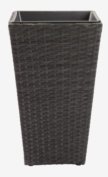 Panier pour plantes BLOMMOR l31xL31xH50 noir