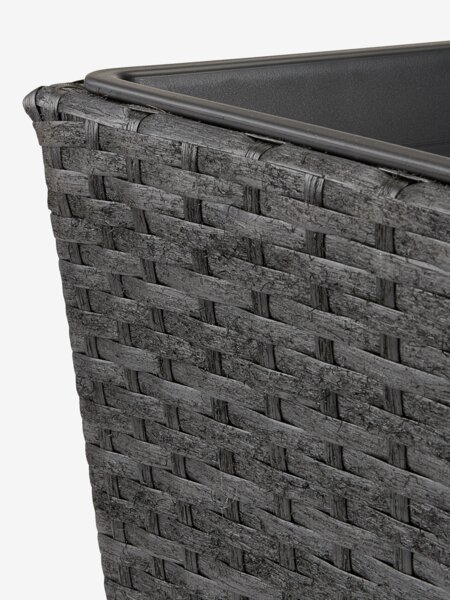 Panier pour plantes BLOMMOR l31xL31xH50 noir