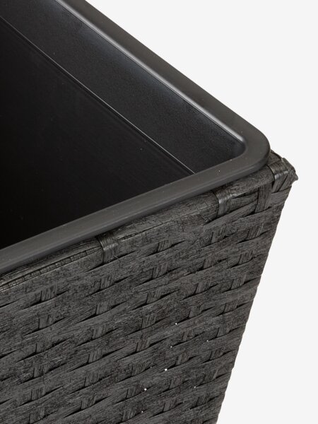 Panier pour plantes BLOMMOR l31xL31xH50 noir