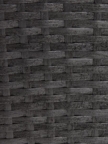 Panier pour plantes BLOMMOR l31xL31xH50 noir