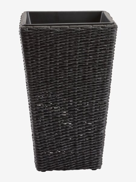 Panier pour plantes KUBB l30xL30xH50cm noir