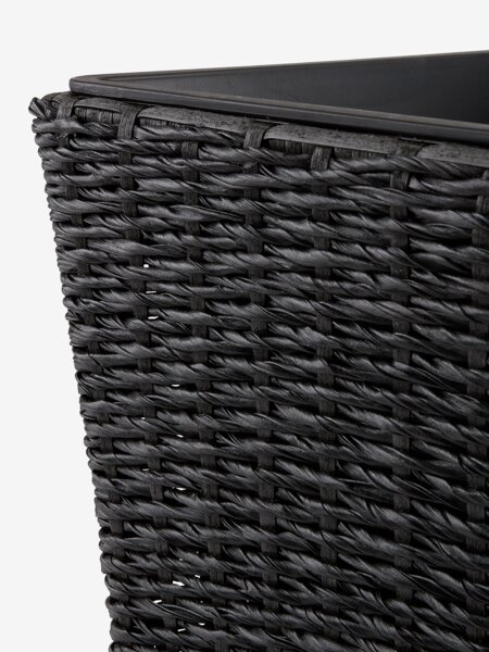 Panier pour plantes KUBB l30xL30xH50cm noir