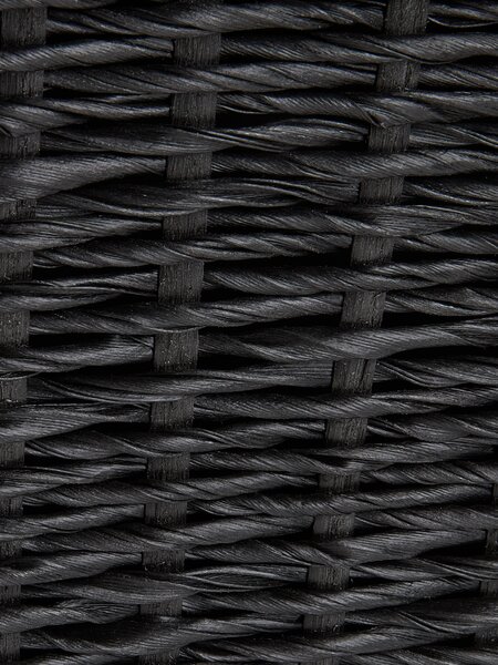 Panier pour plantes KUBB l30xL30xH50cm noir