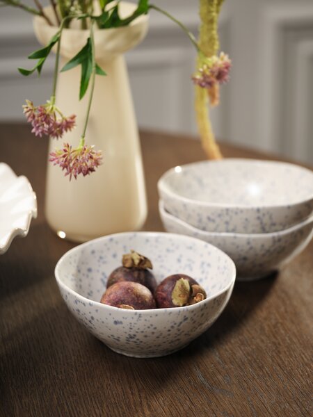 Bowl ALF D15xH6cm blue/white