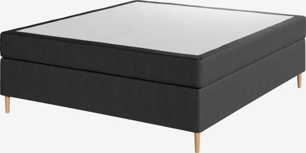 Kontinentalseng 150x200 VELFJORDEN grå-40 Fast